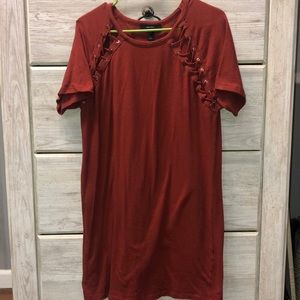 Forever 21 rust brown dress, Large.
